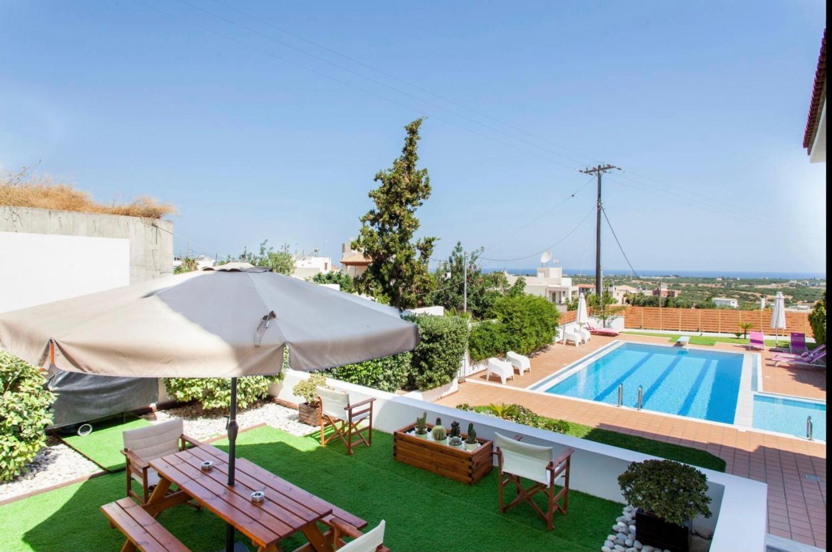 Artemis Luxury Villa - Hersonissos Private Pool Oasis Hersonissos (Crete) Exterior foto