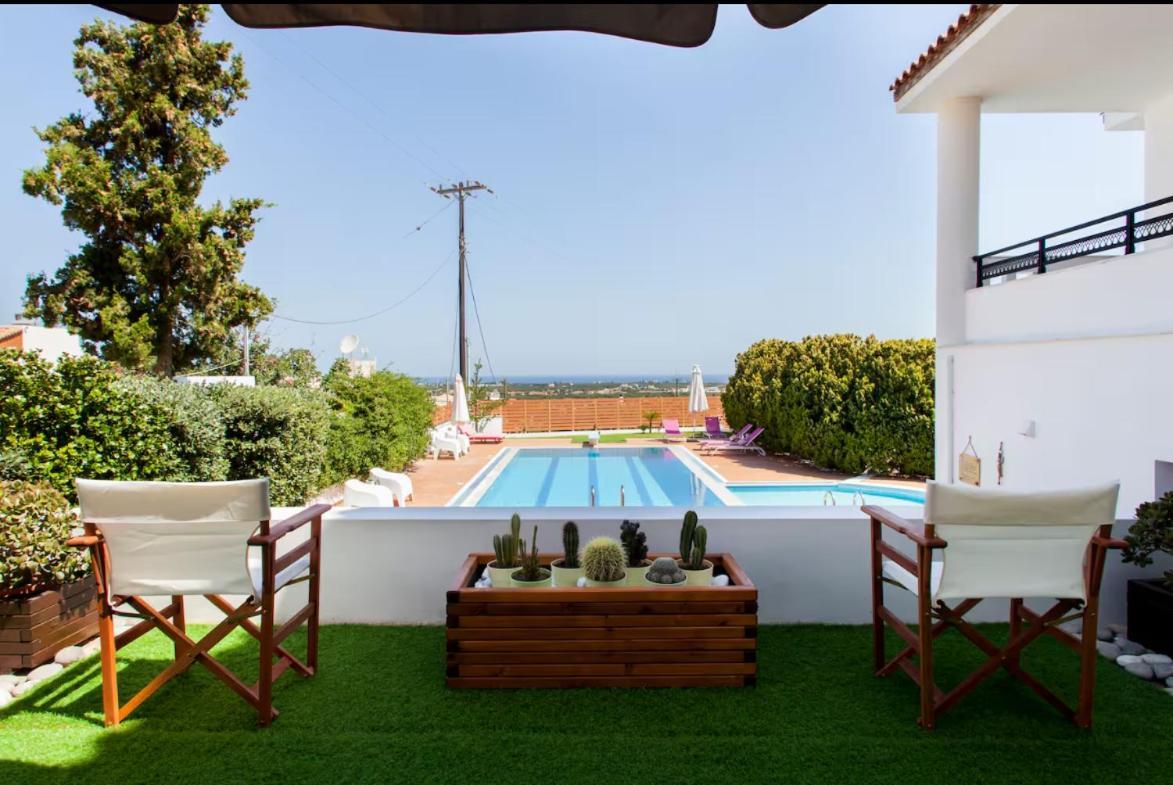 Artemis Luxury Villa - Hersonissos Private Pool Oasis Hersonissos (Crete) Exterior foto